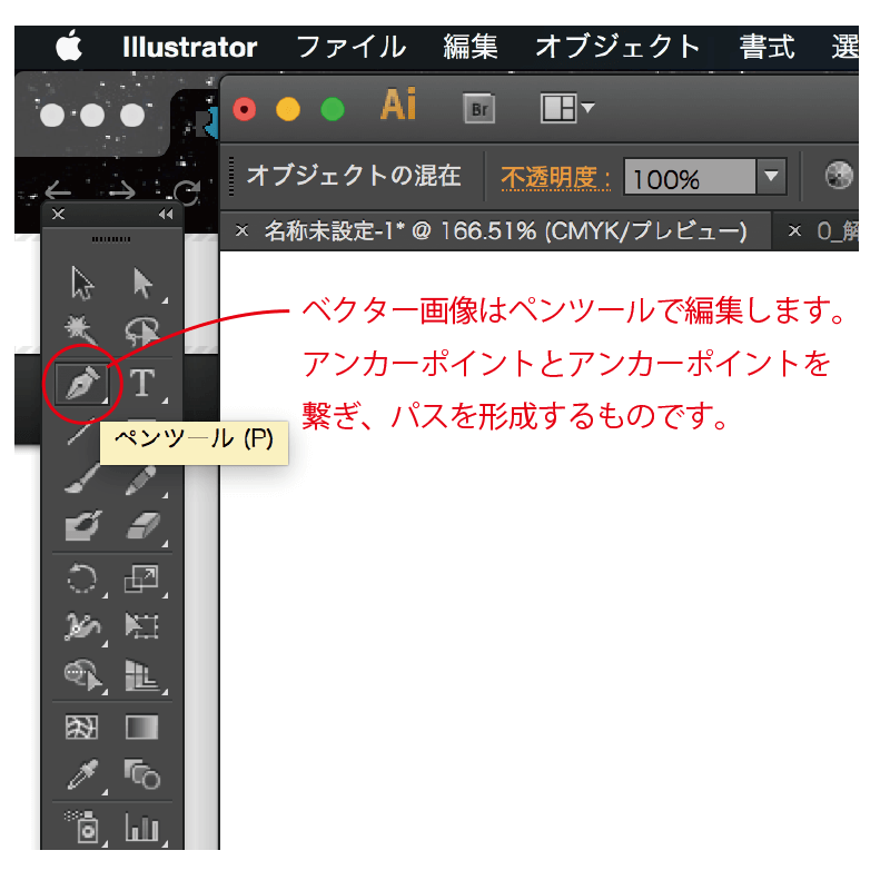 デジタルグラフィック ベクター ベクトル 素材とビットマップ素材の違い 用途について