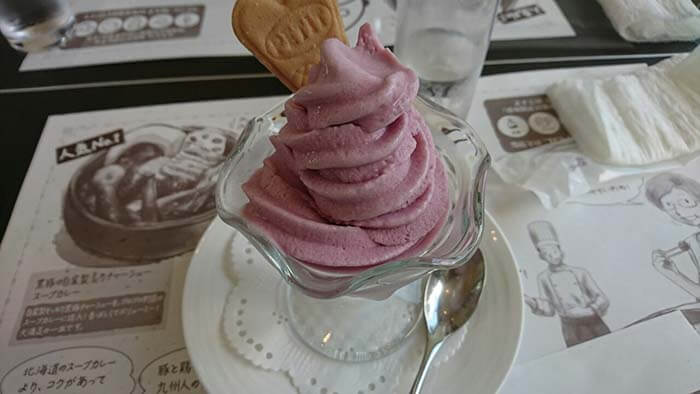 巨峰のアイスクリーム